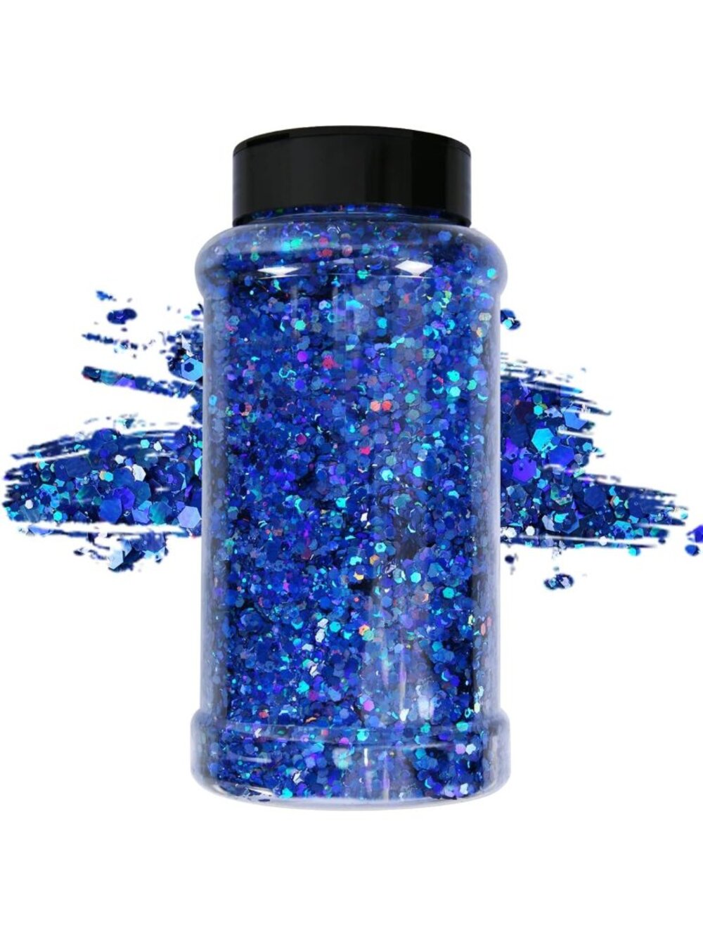 Royal Blue Holographic Chunky Glitter 16oz - Craft, Resin, Cosmetic, Festival